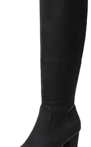 DREAM PAIRS Women's Chunky Heel Knee High Boots